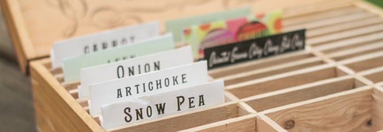 DIY seed box - from wine crate