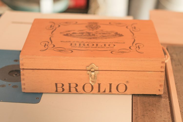 DIY seed box - from wine crate