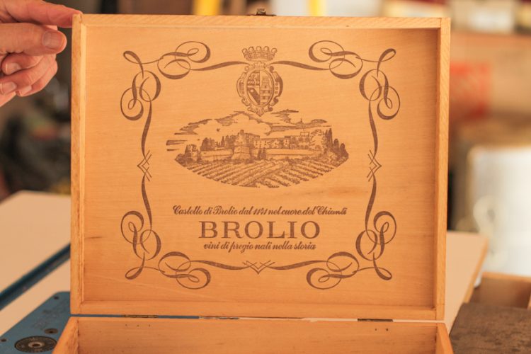 DIY seed box - from wine crate