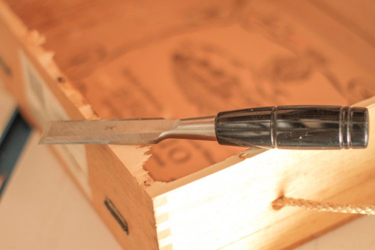 DIY seed box - from wine crate