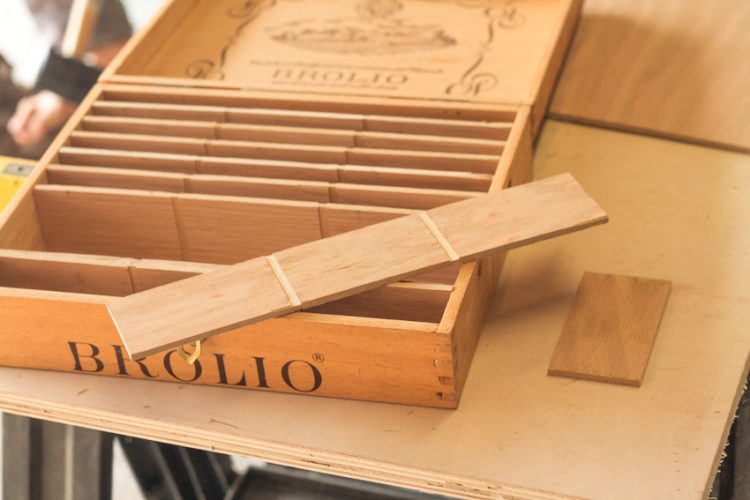 DIY seed box - from wine crate