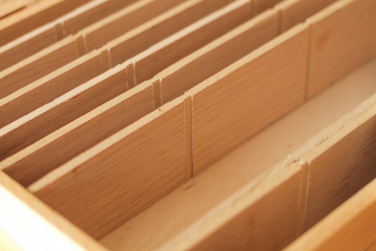 DIY seed box - from wine crate