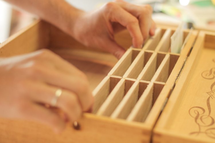 DIY seed box - from wine crate