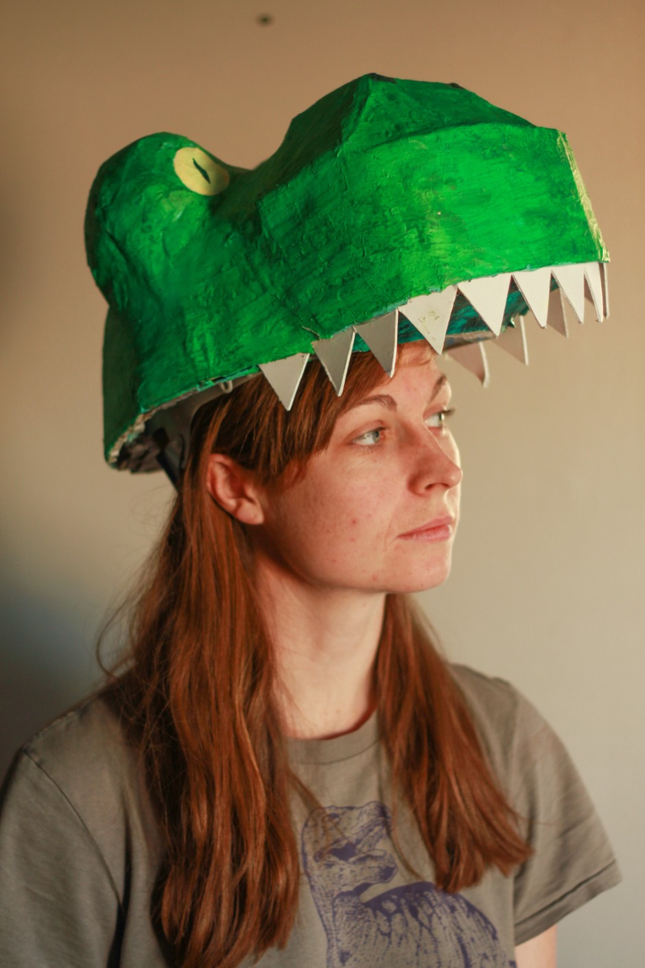 T-rex costume tutorial: Dinosaur mask T-rex costume tutorial: Dinosaur mask