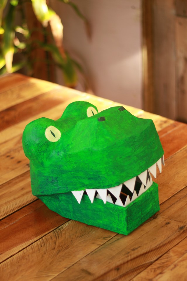 Papier Mache Dinosaur Mask : DIY dinosaur costume Papier Mache Dinosaur Mask : DIY dinosaur costume